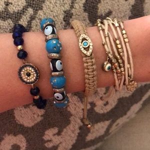 Evil eye bracelets
